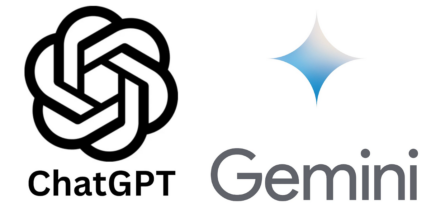 ChatGPT and Google Gemini