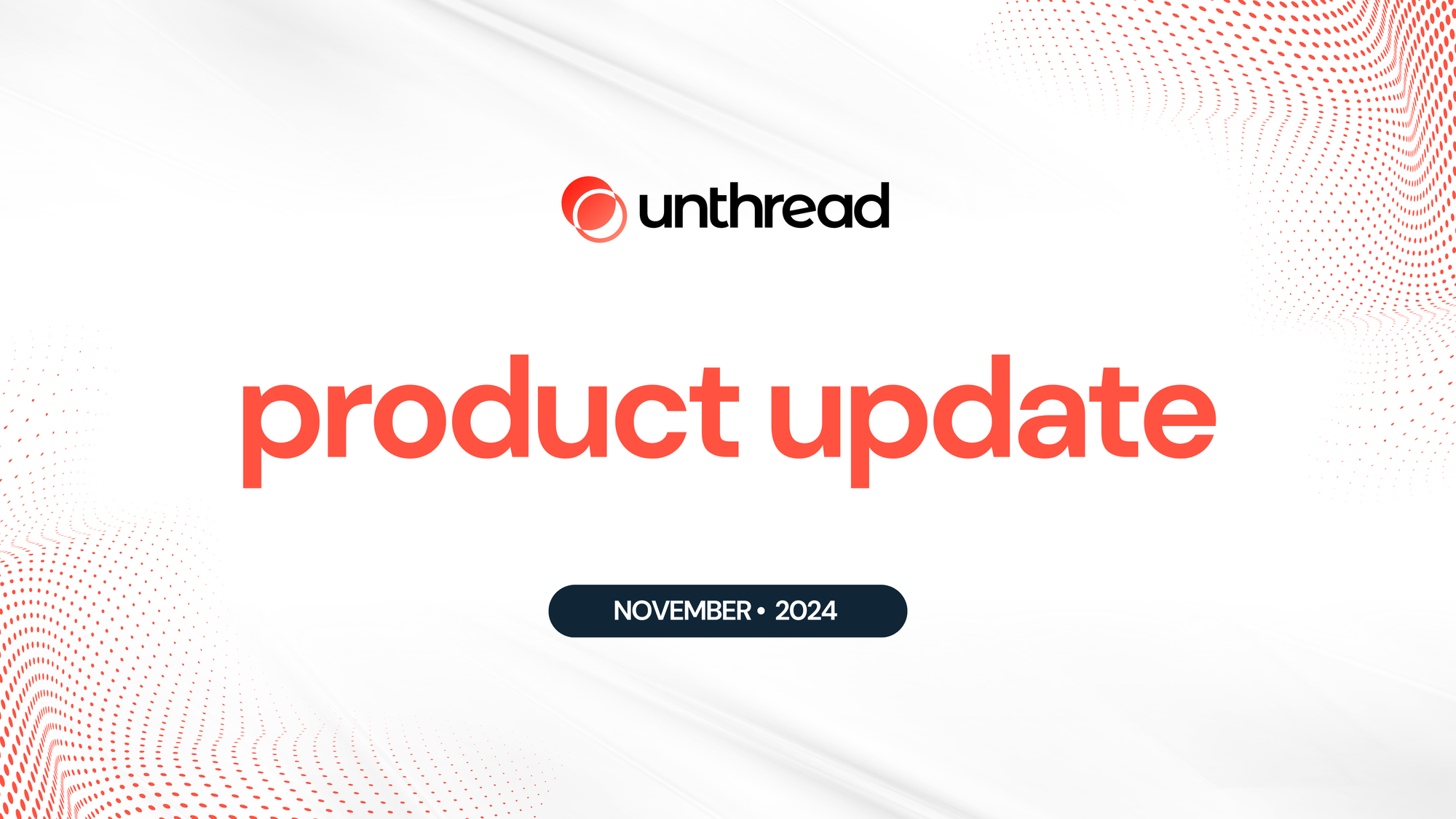 November Product Update