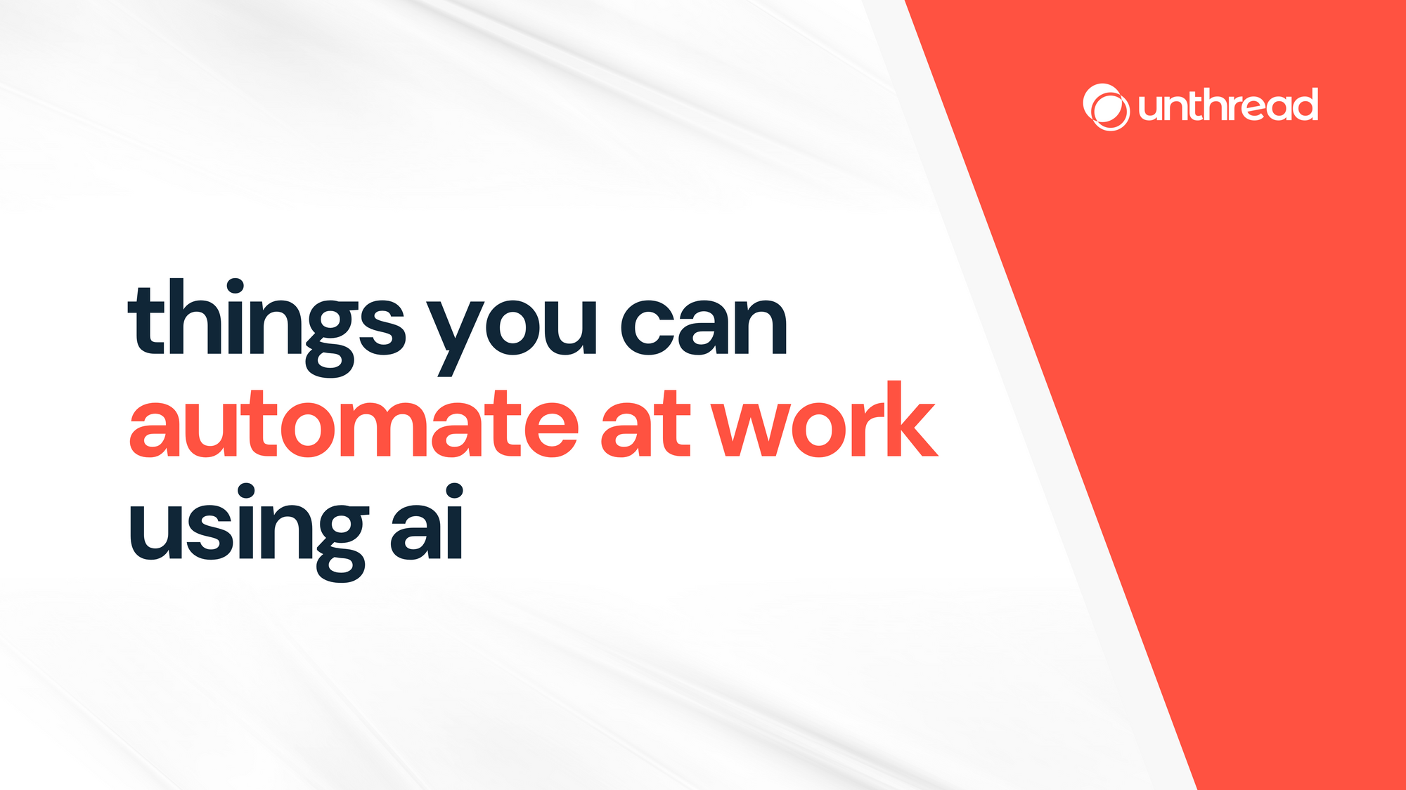 Things You Can Automate at Work Using AI