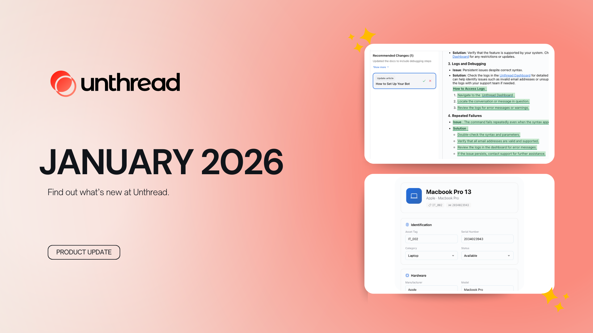 What’s New at Unthread to Kick Off 2026