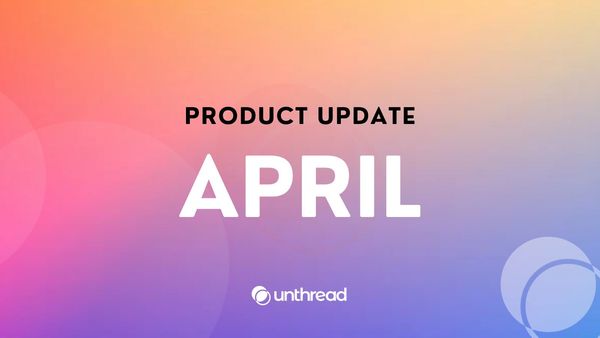 April Product Update