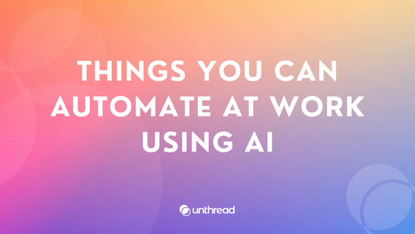 Things You Can Automate at Work Using AI