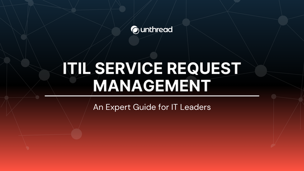 Unthread: ITIL Service Request Management Softwa